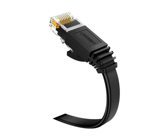UGREEN Płaski kabel sieciowy  NW102 Ethernet RJ45 Cat.6 UTP 3m czar - 1489201 - zdjęcie 2